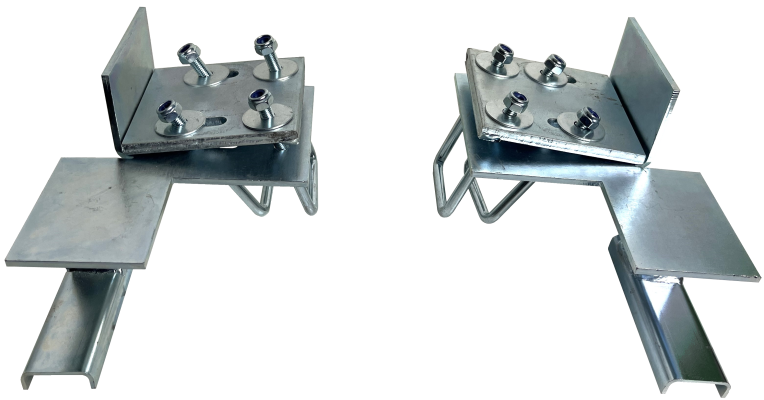 Reich 227 2004 klemplaat set 2 stuks Gebruikt